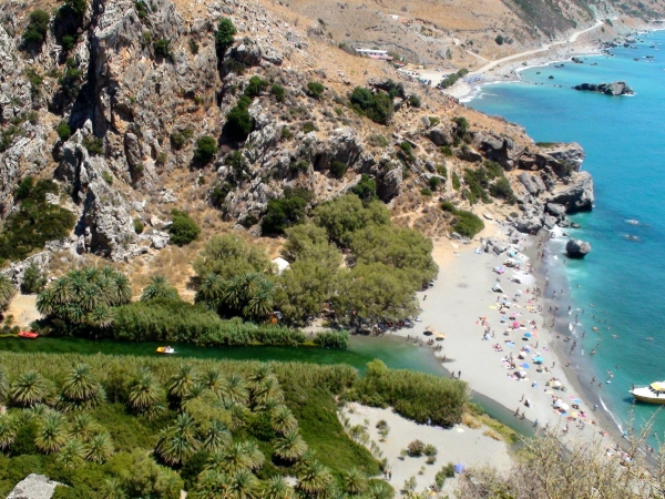 Preveli beach